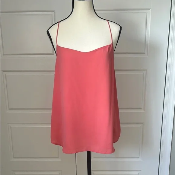 Ann Taylor LOFT Women’s Pink Relaxed Camisole with Spaghetti Straps EUC Size M - Picture 1 of 7